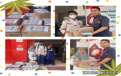MTsN 12 JAKARTA BARAT MENYERAHKAN BAHAN NATURA KE PMI JAKARTA BARAT SEBAGAI BENTUK KEPEDULIAN SOLIDARITAS KEMANUSIAAN DI BULAN SUCI RAMADHAN 1444 H