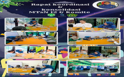 Rapat Koordinasi dan Konsolidasi MTsN 12 Jakarta dengan Komite