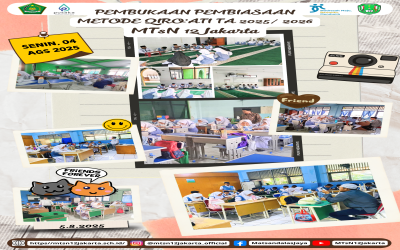 PEMBUKAAN PEMBIASAAN METODE QIRO'ATI MTsN 12 JAKARTA TAHUN AJARAN 2025/ 2026
